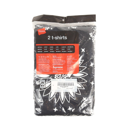 22AW ×Hanes バンダナ柄 クルーネック Tシャツ 2枚パック(Bandana Tagless Tees)