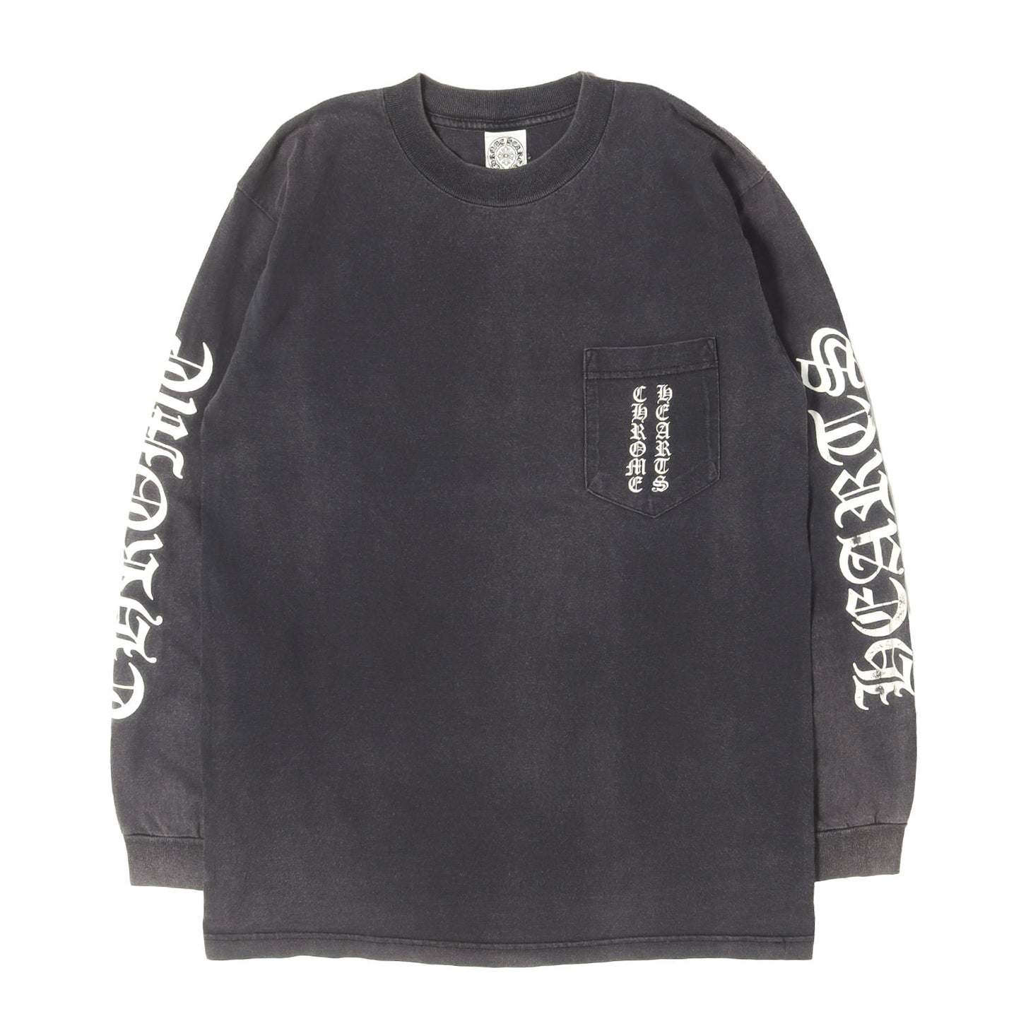 90s~00s オールドモデル スクロールロゴ ロングスリーブ ポケット Tシャツ