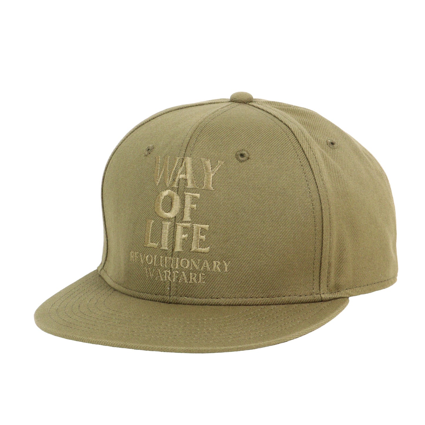 22SS WAY OF LIFEロゴ 6パネルキャップ(EMBROIDERY CAP)