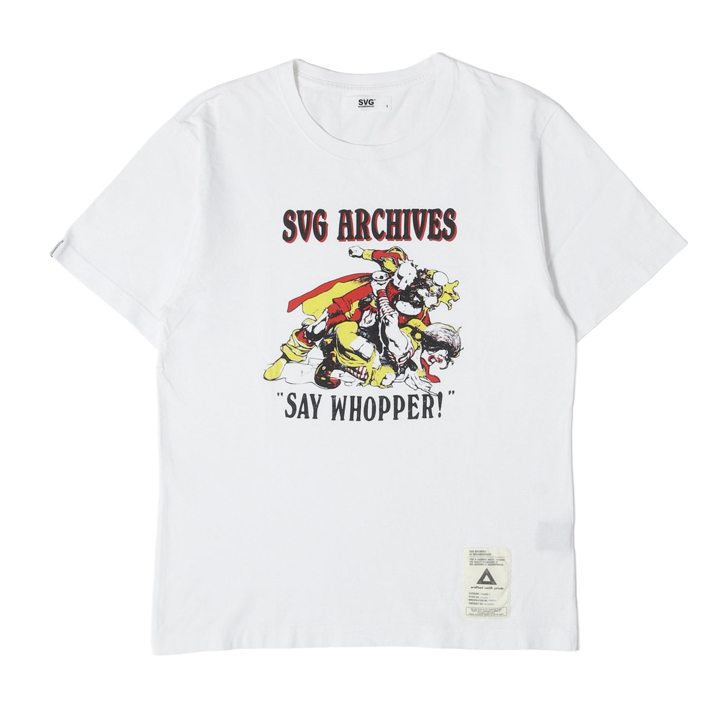 SVG グラフィックプリント Tシャツ