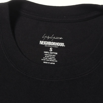 24SS ×Yohji Yamamoto POUR HOMME クルーネック Tシャツ