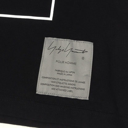 24SS ×Yohji Yamamoto POUR HOMME クルーネック Tシャツ