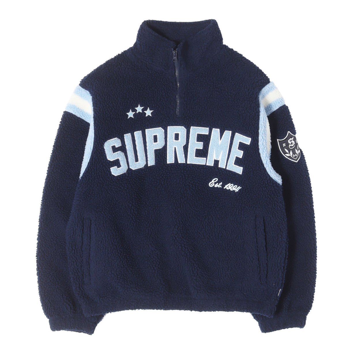23AW アーチロゴ ハーフジップ フリースジャケット(Arc Half Zip Fleece Pullover)