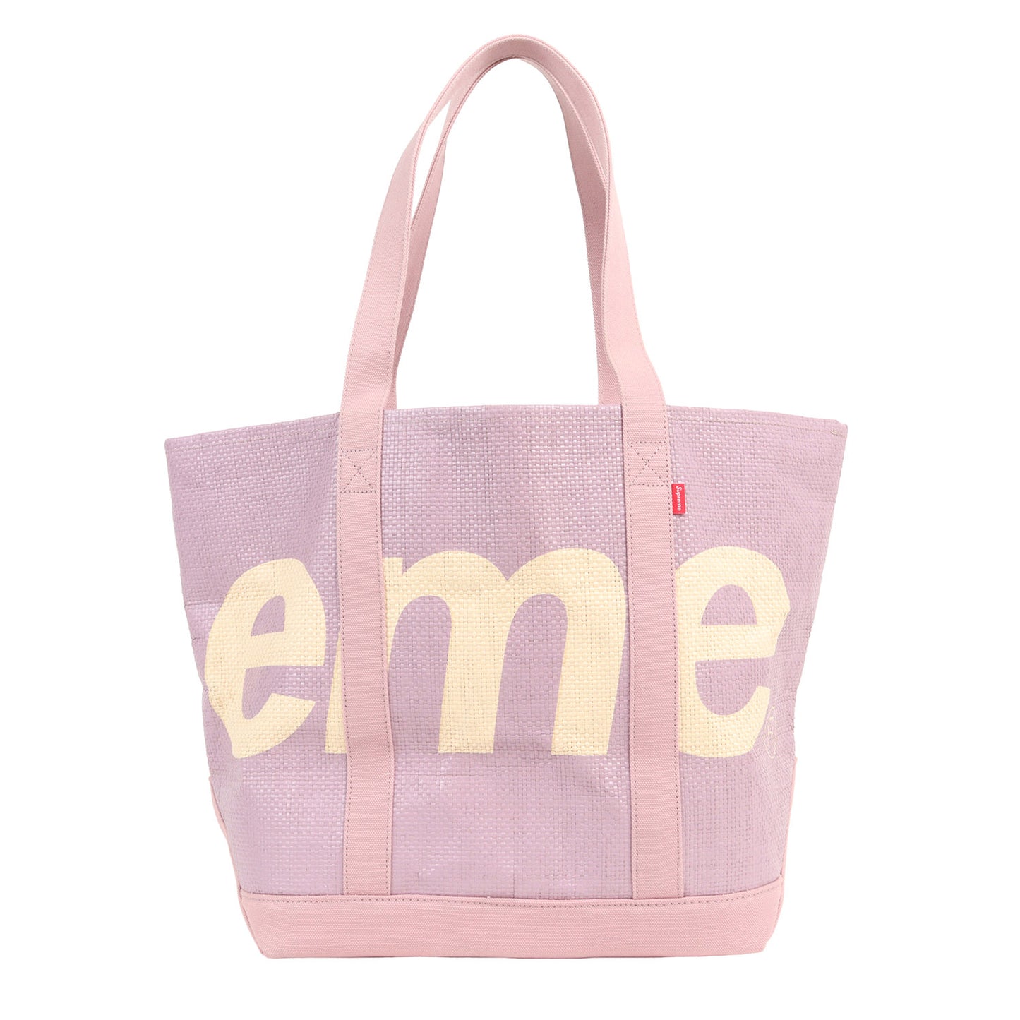 20SS ブランドロゴ ラフィア トートバッグ(Raffia Tote)