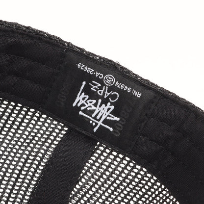×STUSSY ツバ切り メッシュキャップ