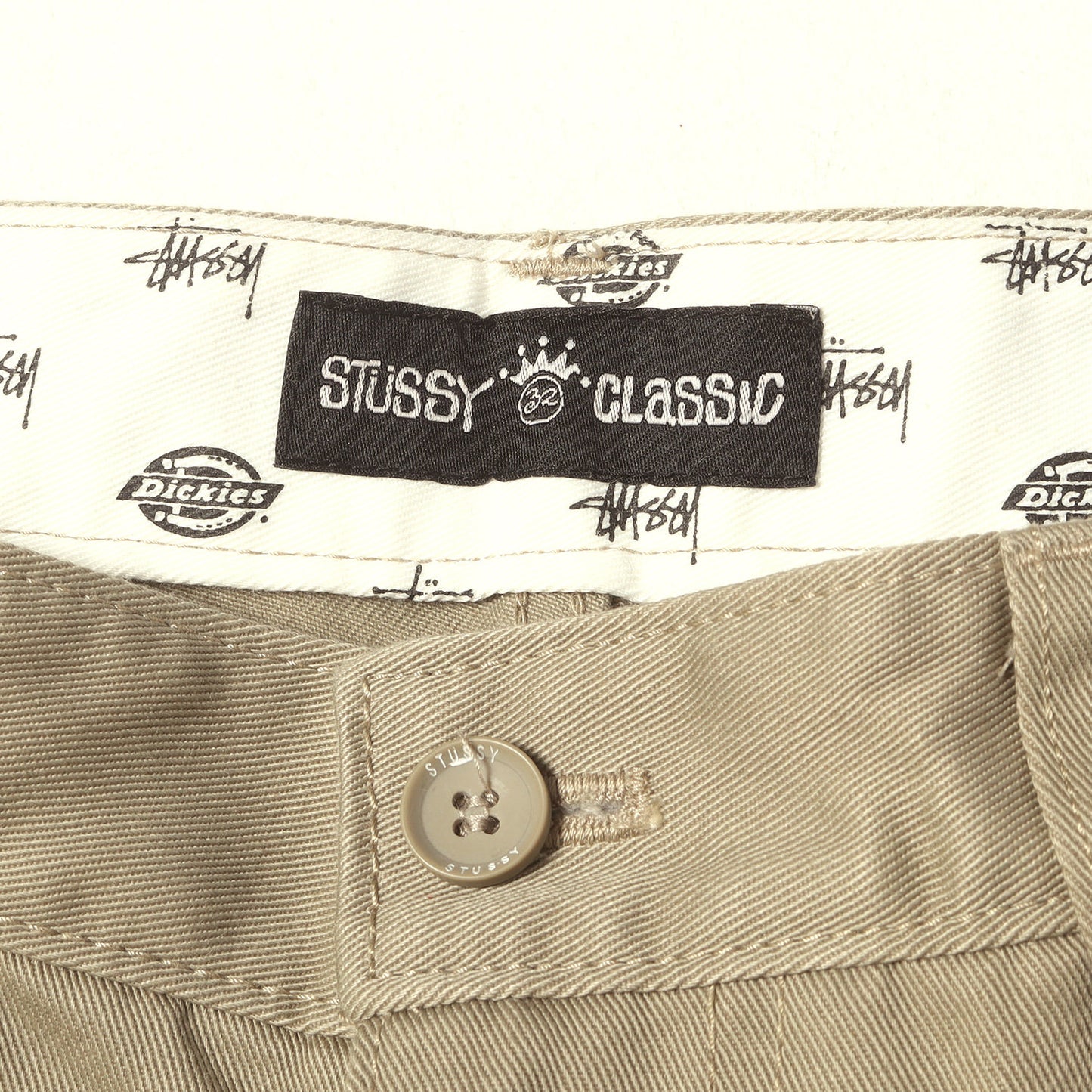 ×Dickies T/Cツイル クロップド チノパンツ