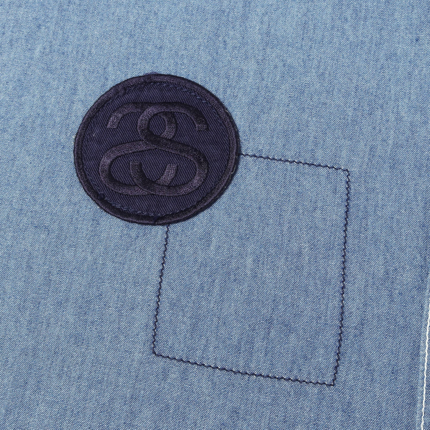 ×Levi's ワッペン付き シャンブレー ワーク 半袖シャツ