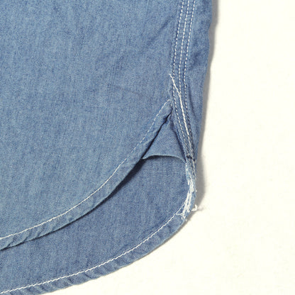 ×Levi's ワッペン付き シャンブレー ワーク 半袖シャツ