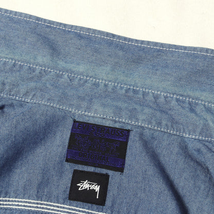 ×Levi's ワッペン付き シャンブレー ワーク 半袖シャツ