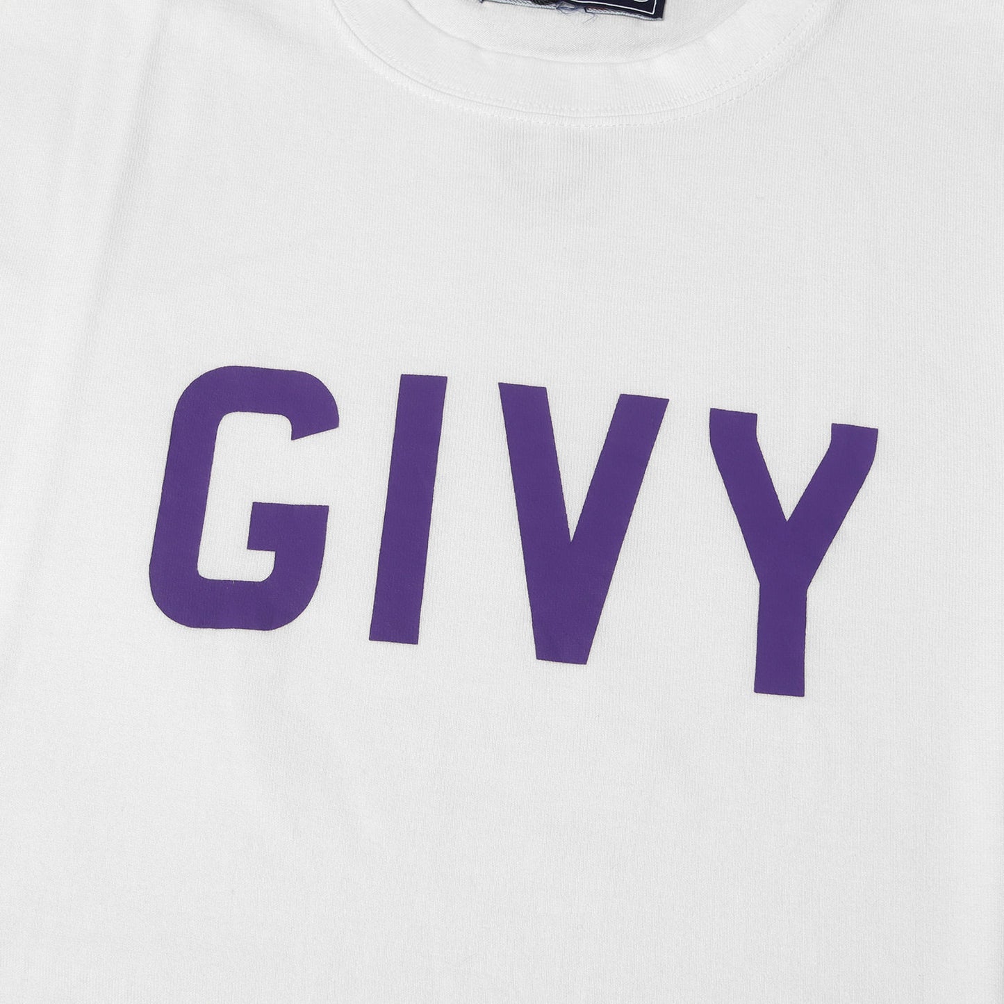 GIVYロゴ クルーネック Tシャツ