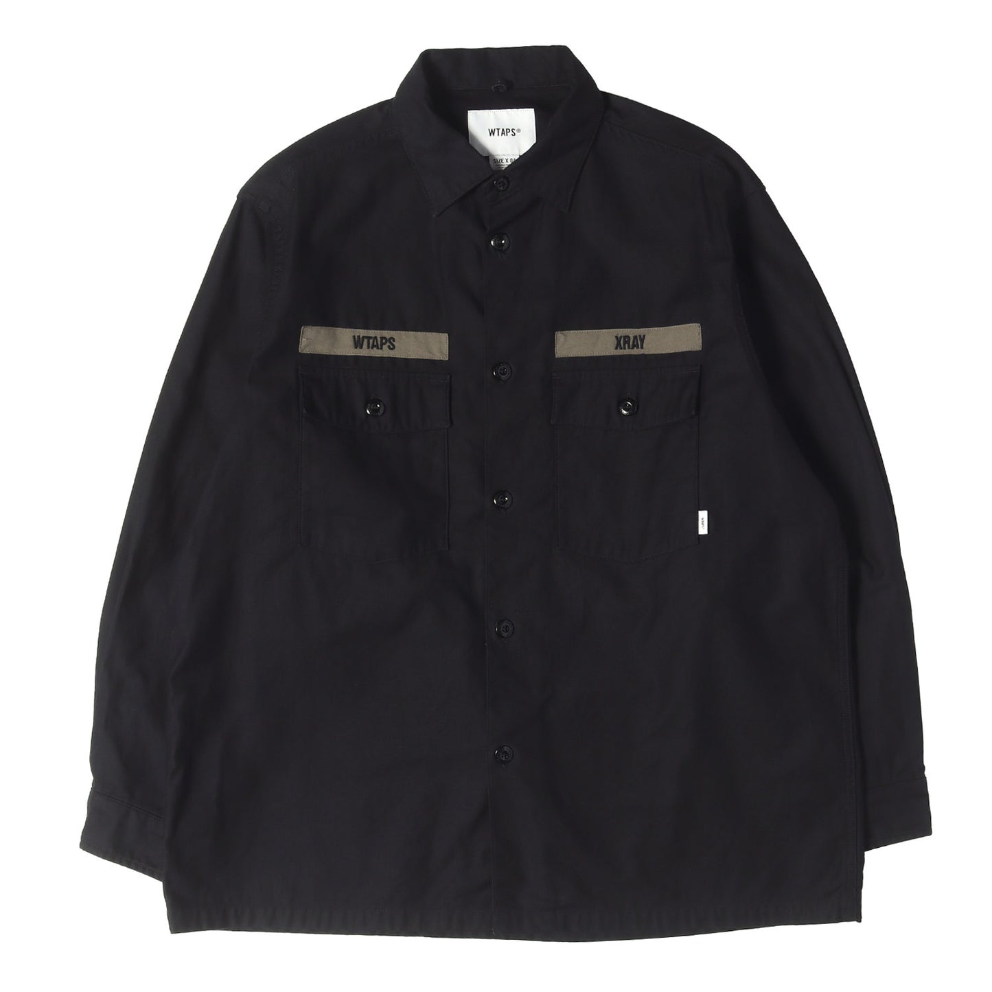 24AW コットンサテン ミリタリーシャツ(CBW / LS / COTTON. SATIN)