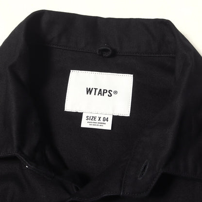 24AW コットンサテン ミリタリーシャツ(CBW / LS / COTTON. SATIN)