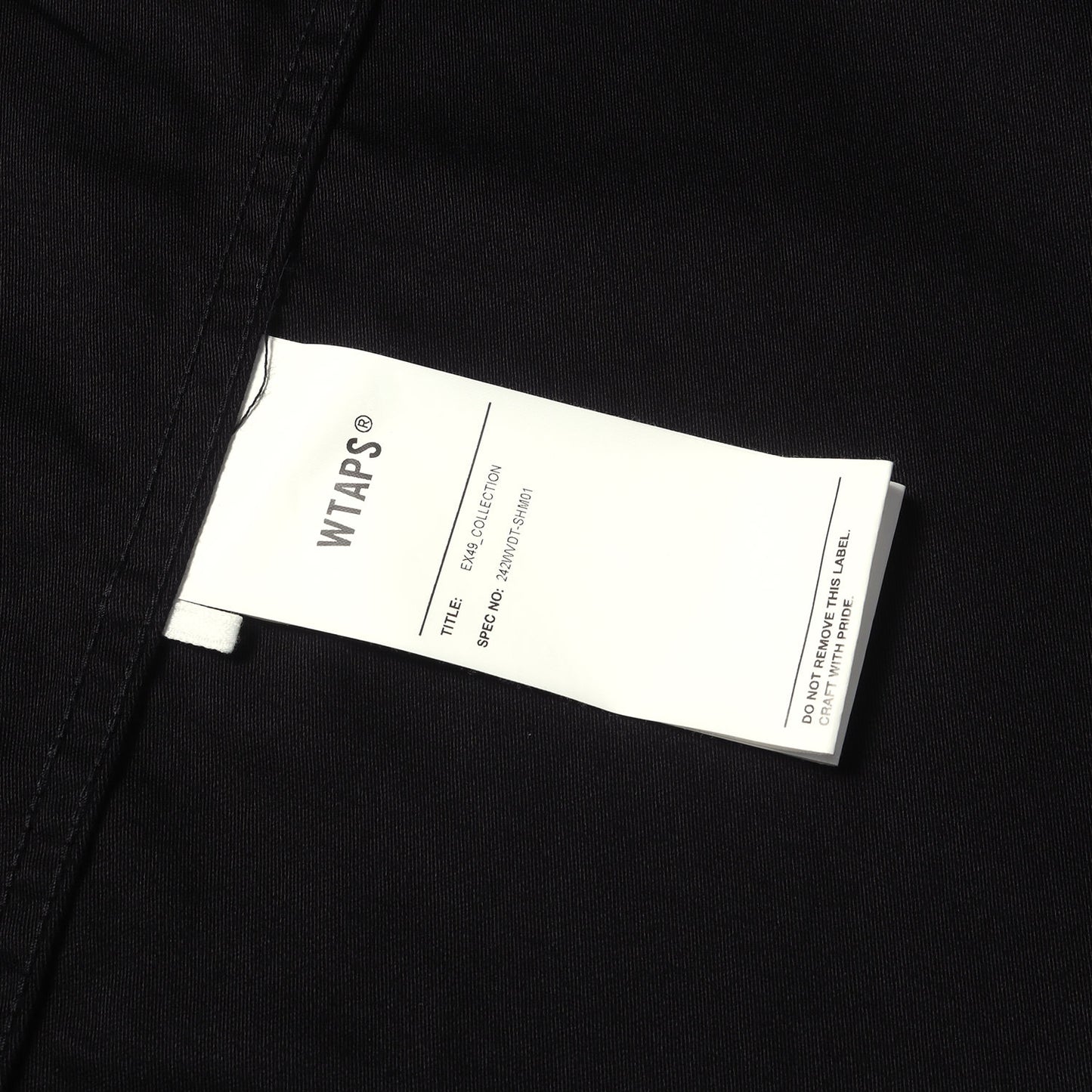 24AW コットンサテン ミリタリーシャツ(CBW / LS / COTTON. SATIN)