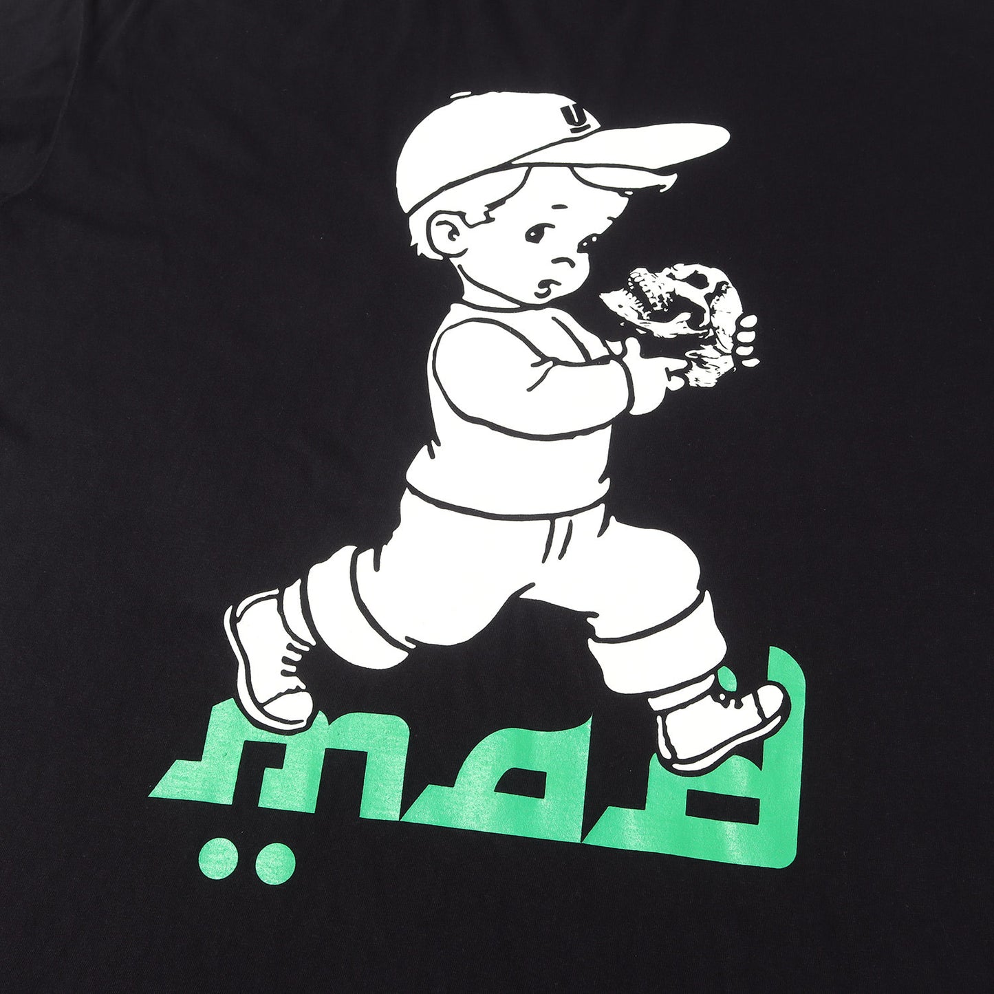 マッドスカルボーイ ビッグサイズ Tシャツ(BIG TEE MAD SKULL BOY)