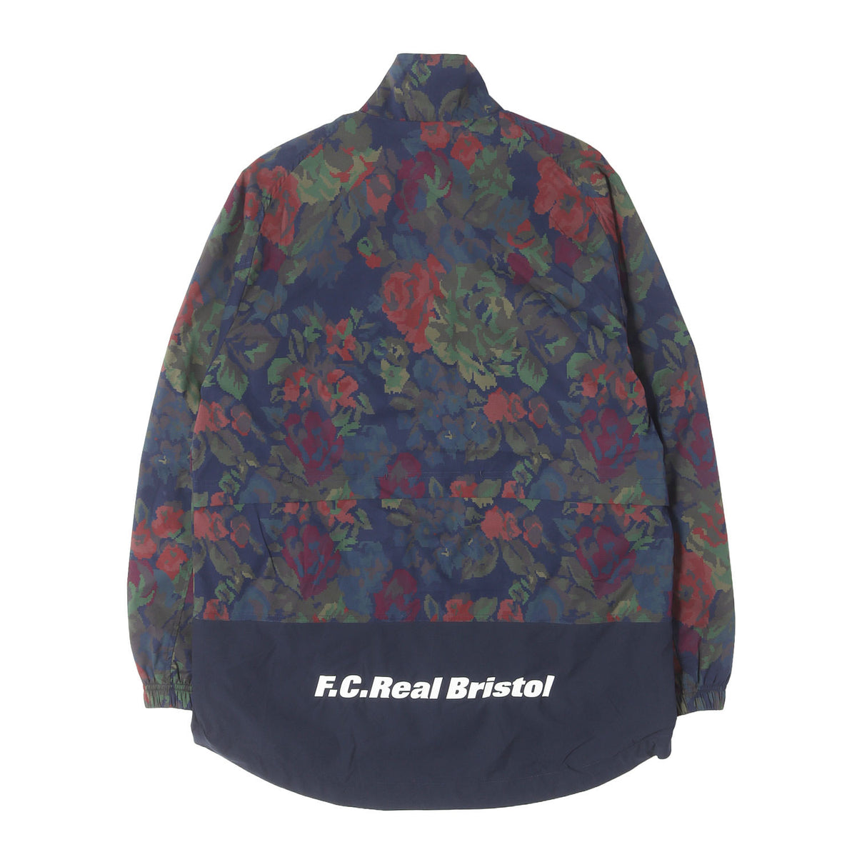 24SS デジタルフラワー柄 ストレッチ ロングテール ジップ ジャケット(LONG TAIL PRACTICE JACKET)