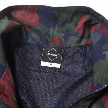 24SS デジタルフラワー柄 ストレッチ ロングテール ジップ ジャケット(LONG TAIL PRACTICE JACKET)