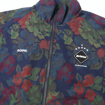 24SS デジタルフラワー柄 ストレッチ ロングテール ジップ ジャケット(LONG TAIL PRACTICE JACKET)