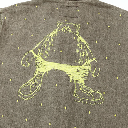 02SS THE ILLUSION HAZE期 ダイヤドット ベア刺繍 デニムジャケット