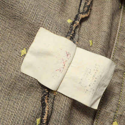 02SS THE ILLUSION HAZE期 ダイヤドット ベア刺繍 デニムジャケット