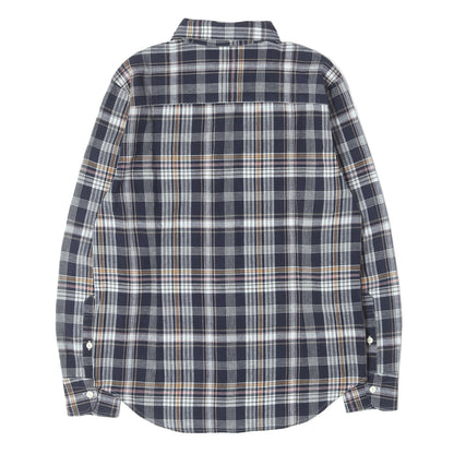 23SS マドラスチェック ラウンドカラー シャツ(MADRAS CHECK SHIRTS)