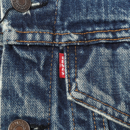 [雰囲気抜群] 70s 70505-0217 Big E 4th デニムジャケット / USA製 ボタン裏刻印521