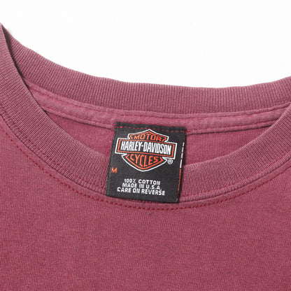 [Goodフェード] 00s 両面プリント トライバル エンブレム Tシャツ USA製