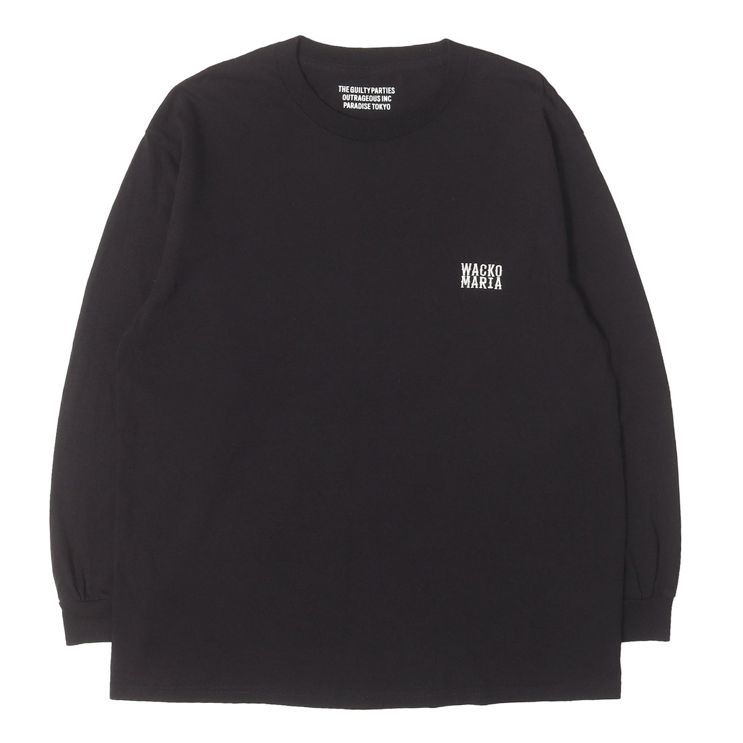 23SS ブランドロゴ刺繍 ロングスリーブ Tシャツ(CREW NECK LONG SLEEVE T-SHIRT)