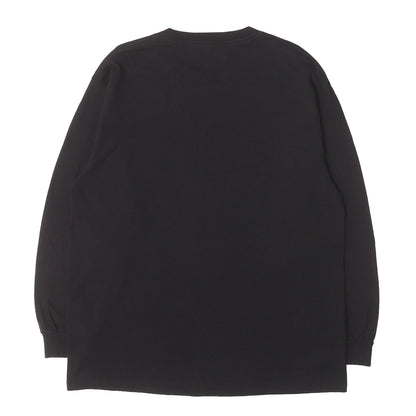 23SS ブランドロゴ刺繍 ロングスリーブ Tシャツ(CREW NECK LONG SLEEVE T-SHIRT)