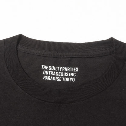 23SS ブランドロゴ刺繍 ロングスリーブ Tシャツ(CREW NECK LONG SLEEVE T-SHIRT)