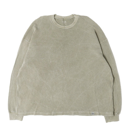 ピグメントダイ加工 ヘビーサーマル ロングスリーブ Tシャツ(PD/GD DYE THERMAL 11.5oz)