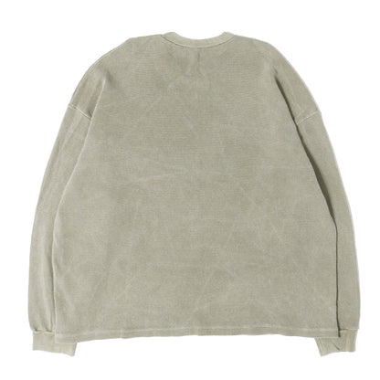 ピグメントダイ加工 ヘビーサーマル ロングスリーブ Tシャツ(PD/GD DYE THERMAL 11.5oz)