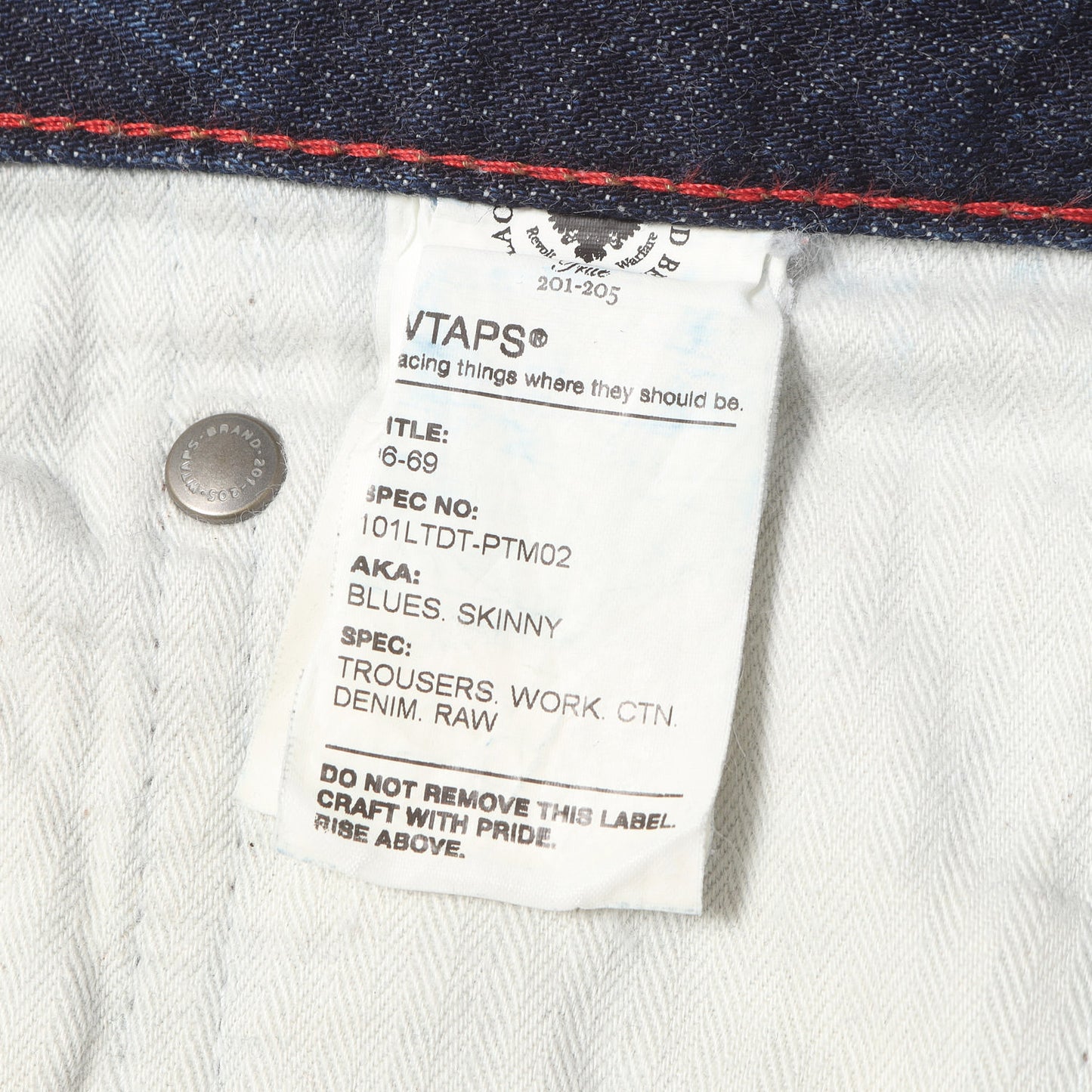 スキニー デニムパンツ(BLUES SKINNY RAW)