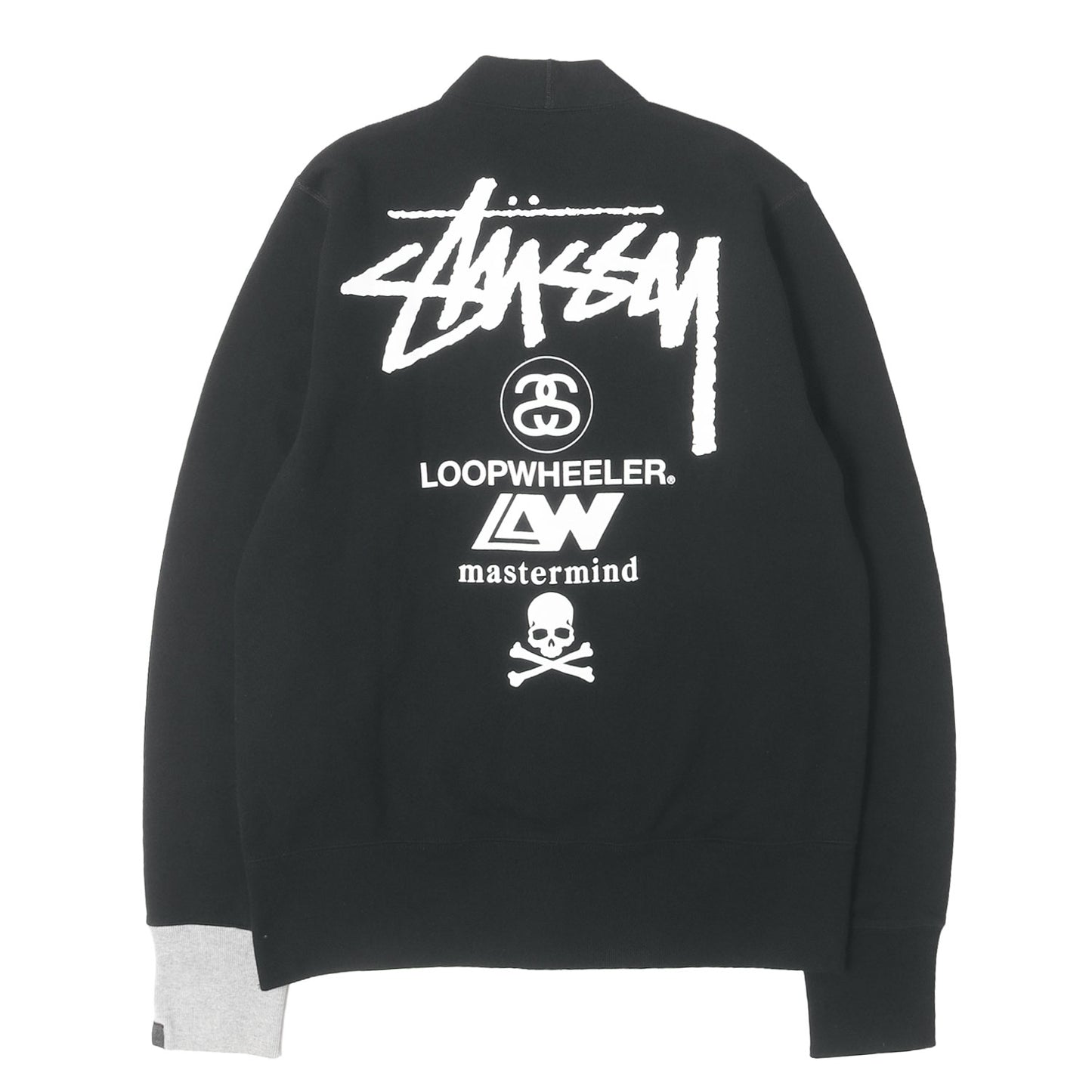 ×mastermind JAPAN ×LOOPWHEELER スカルボーン スウェット カーディガン