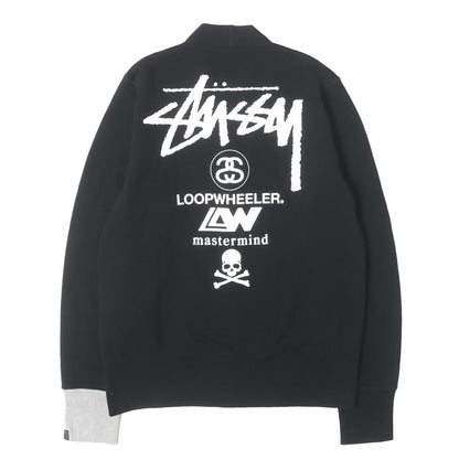×mastermind JAPAN ×LOOPWHEELER スカルボーン スウェット カーディガン
