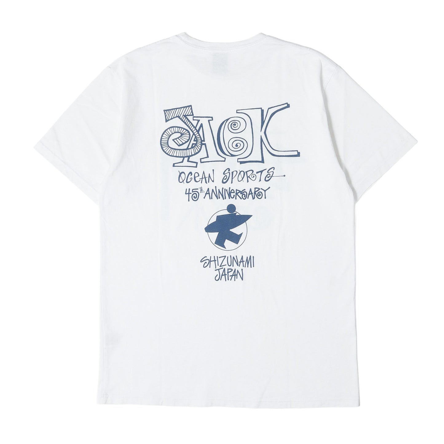 ×ジャックオーシャンスポーツ 45周年記念 ストックロゴ Tシャツ