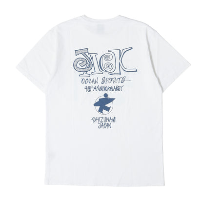 ×ジャックオーシャンスポーツ 45周年記念 ストックロゴ Tシャツ