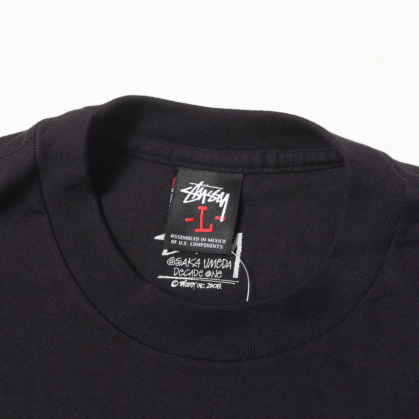 00s 大阪梅田チャプト 10周年記念 スカルボーン Tシャツ(2008年製 / デッドストック)