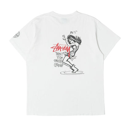 00s ジャパニーズサーフィンコンテスト 第14回開催記念 ツイストガール Tシャツ(USA製)