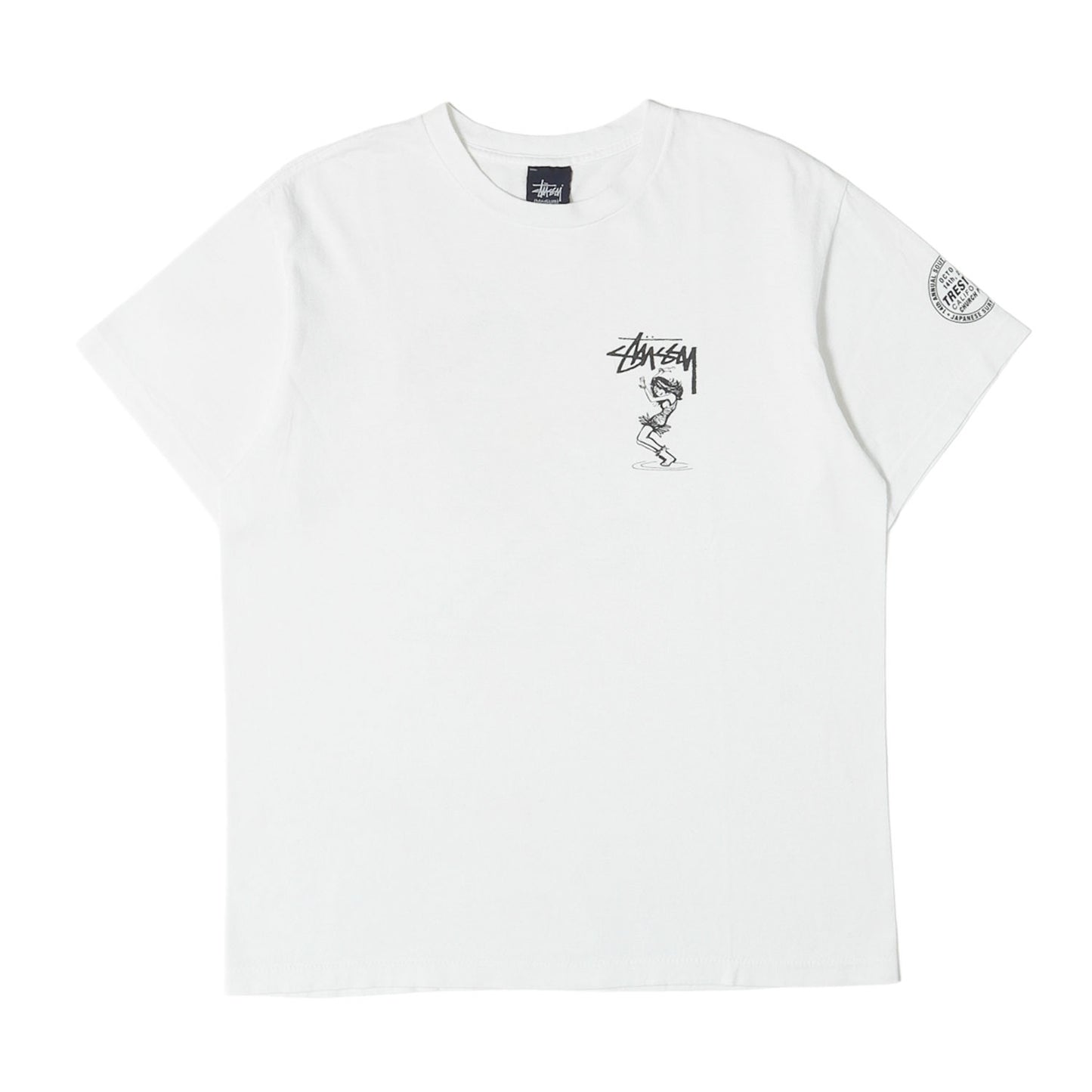 00s ジャパニーズサーフィンコンテスト 第14回開催記念 ツイストガール Tシャツ(USA製)