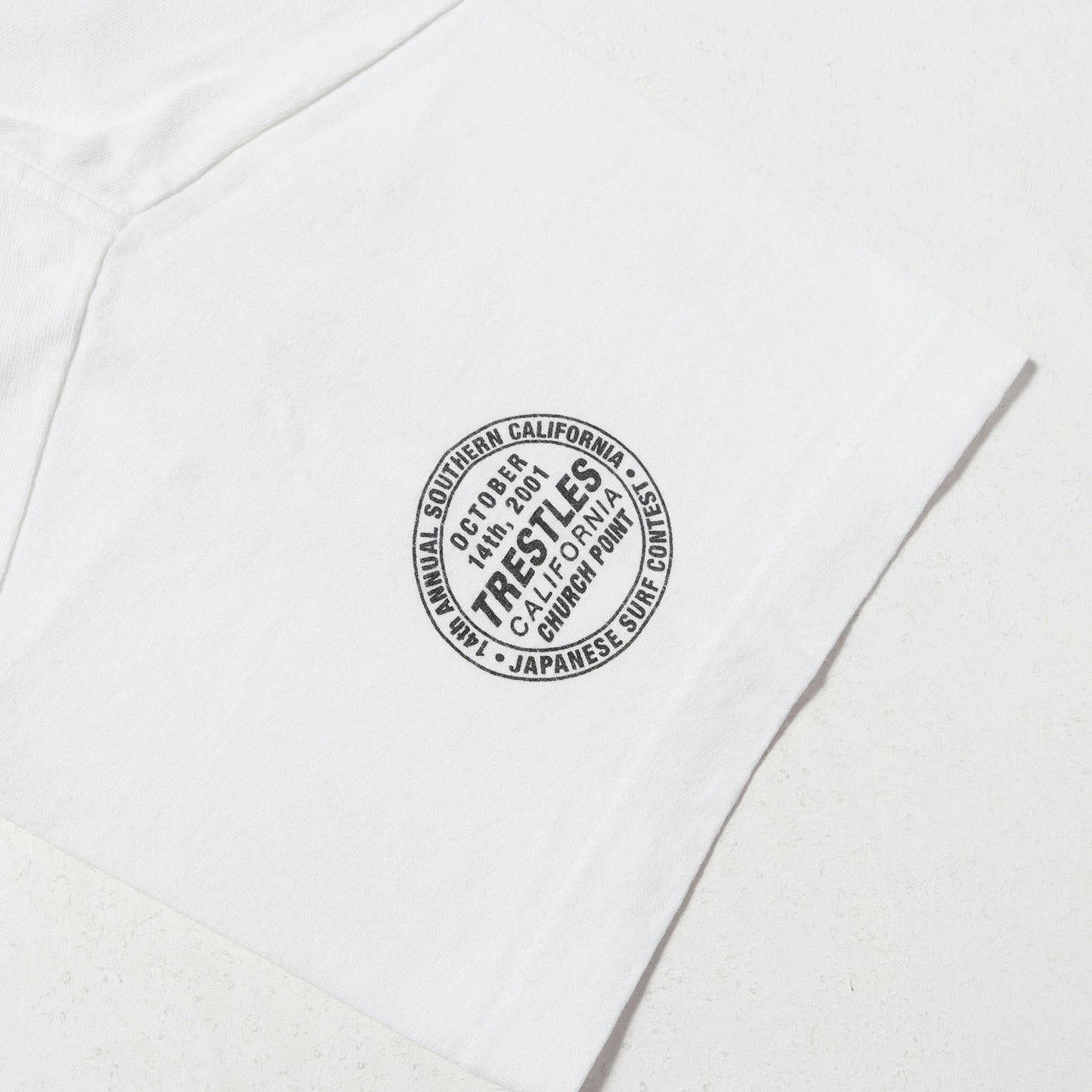 00s ジャパニーズサーフィンコンテスト 第14回開催記念 ツイストガール Tシャツ(USA製)