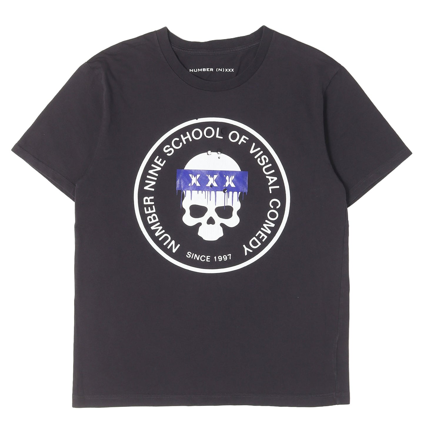 ×NUMBER (N)INE ドクロ 穴開き ヘビー Tシャツ