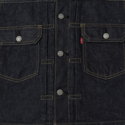 [極美品 濃紺] 90s 71507XX 復刻 2nd デニムジャケット / 日本製 ボタン裏刻印J22