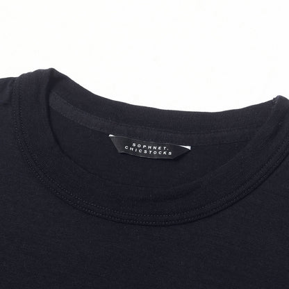 22SS ×CHICSTOCKS スーパーエクストラファインメリノウール Tシャツ(WASHABLE WOOL CREWNECK TEE)