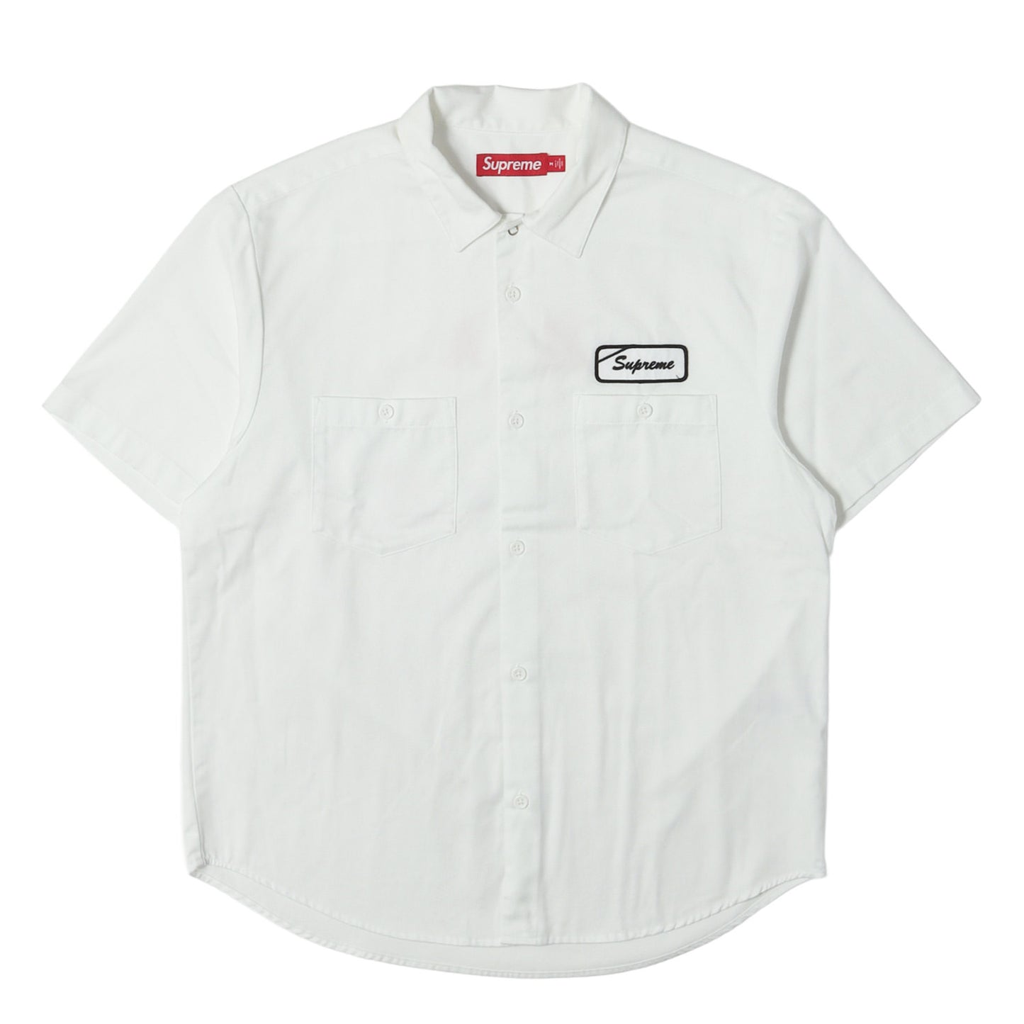 25SS ラメロゴプリント ワーク 半袖シャツ(Bitch S/S Work Shirt)
