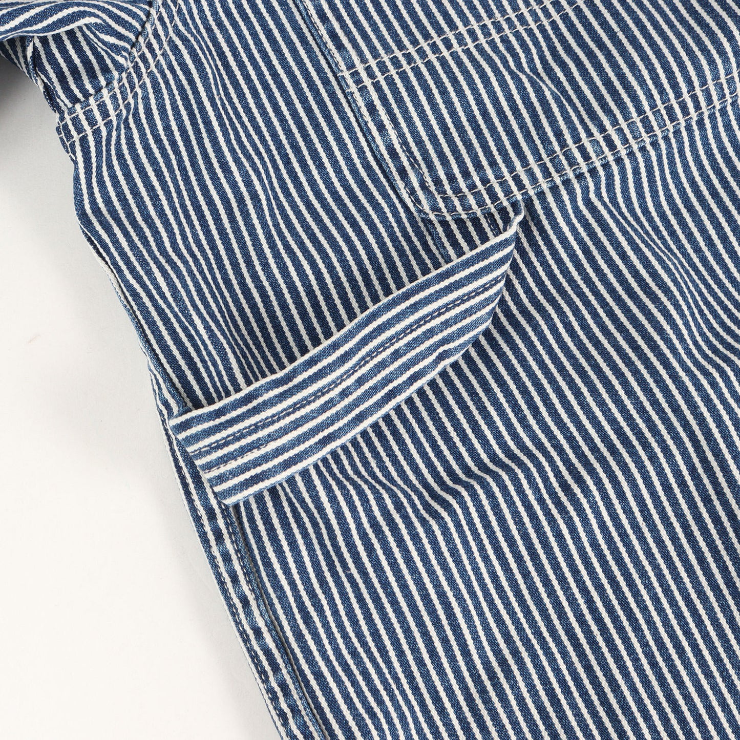 25SS ヒッコリー ルーズフィット ペインター デニム 半袖シャツ(Loose Fit S/S Denim Painter Shirt)