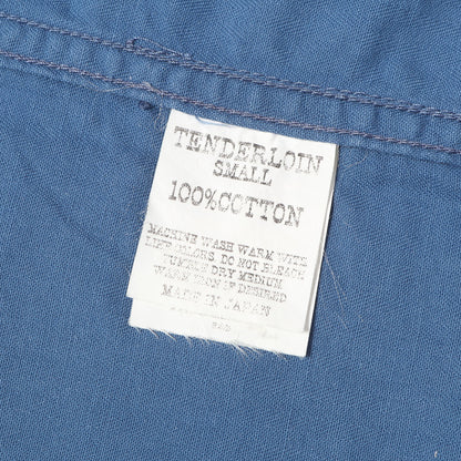 ワッペン付き ヘリンボーン ワーク 半袖シャツ(T-G. S SHT HB S/S)