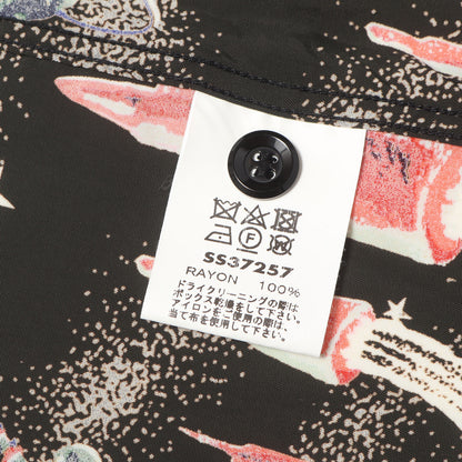 16SS ロボット柄 レーヨン アロハシャツ / HOALOHA実名復刻 SPECIAL EDITION SS37257