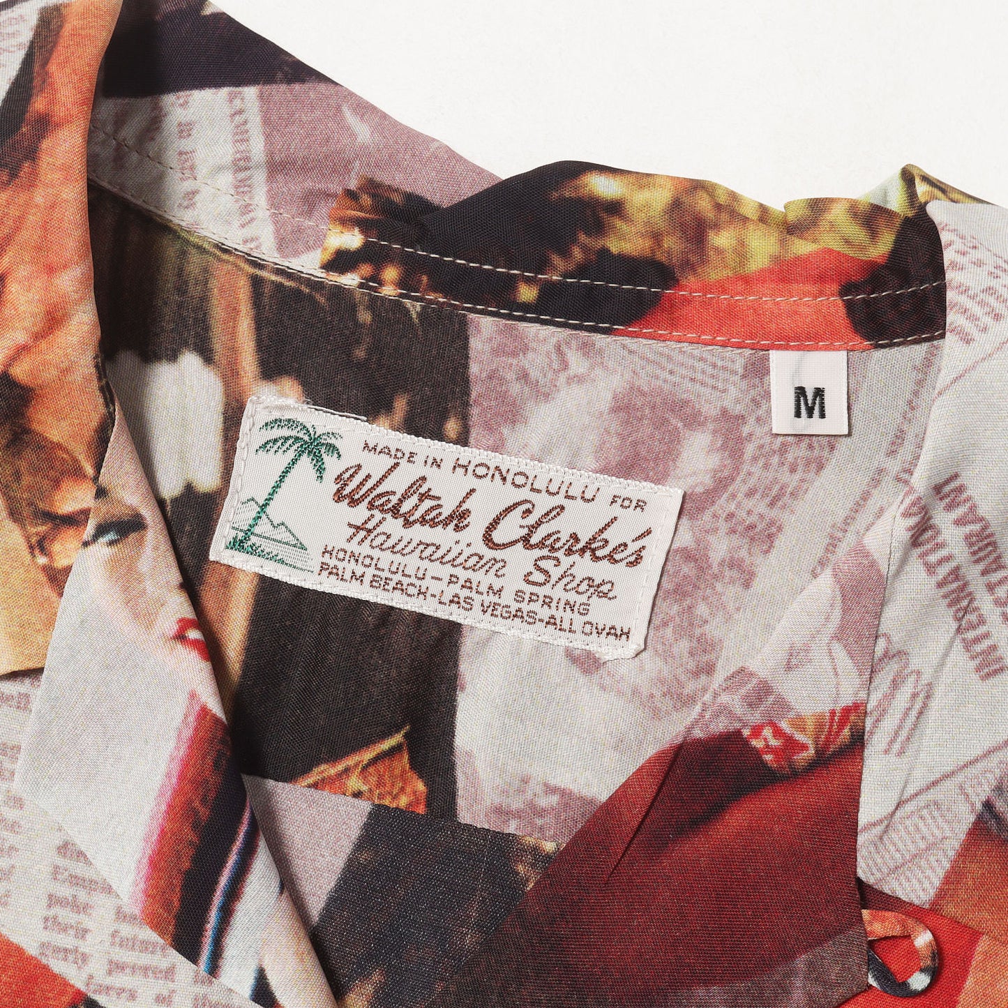 00s ピクチャー柄 レーヨン アロハシャツ / WALTAH CLARKE'S実名復刻 SPECIAL EDITION SS33567