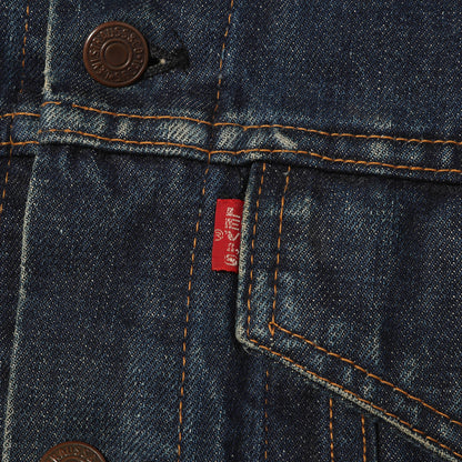 [濃紺 希少品番] 60s 70505-0217 Big E 4th デニムジャケット / USA製 ボタン裏刻印525