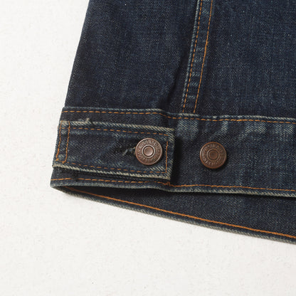 [濃紺 希少品番] 60s 70505-0217 Big E 4th デニムジャケット / USA製 ボタン裏刻印525